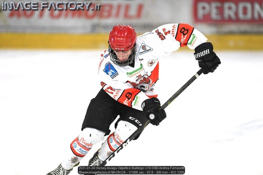 2021-01-24 Hockey Asiago-Valpellice Bulldogs U19 0390 Andrea Fornasetti
